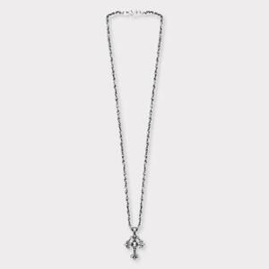 LB CHROME CROSS PENDANT